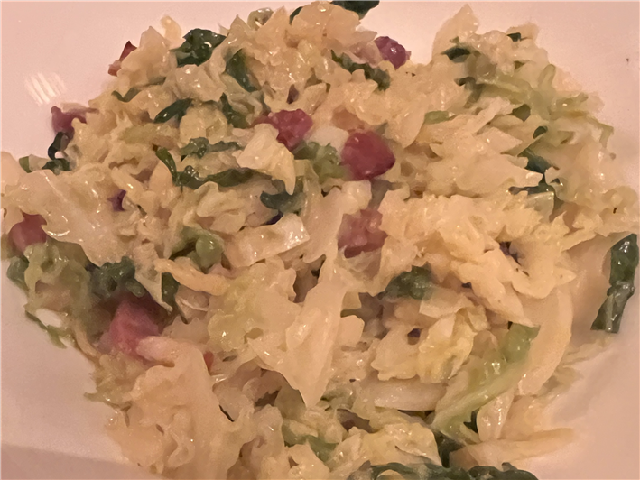 cabbage with bacon